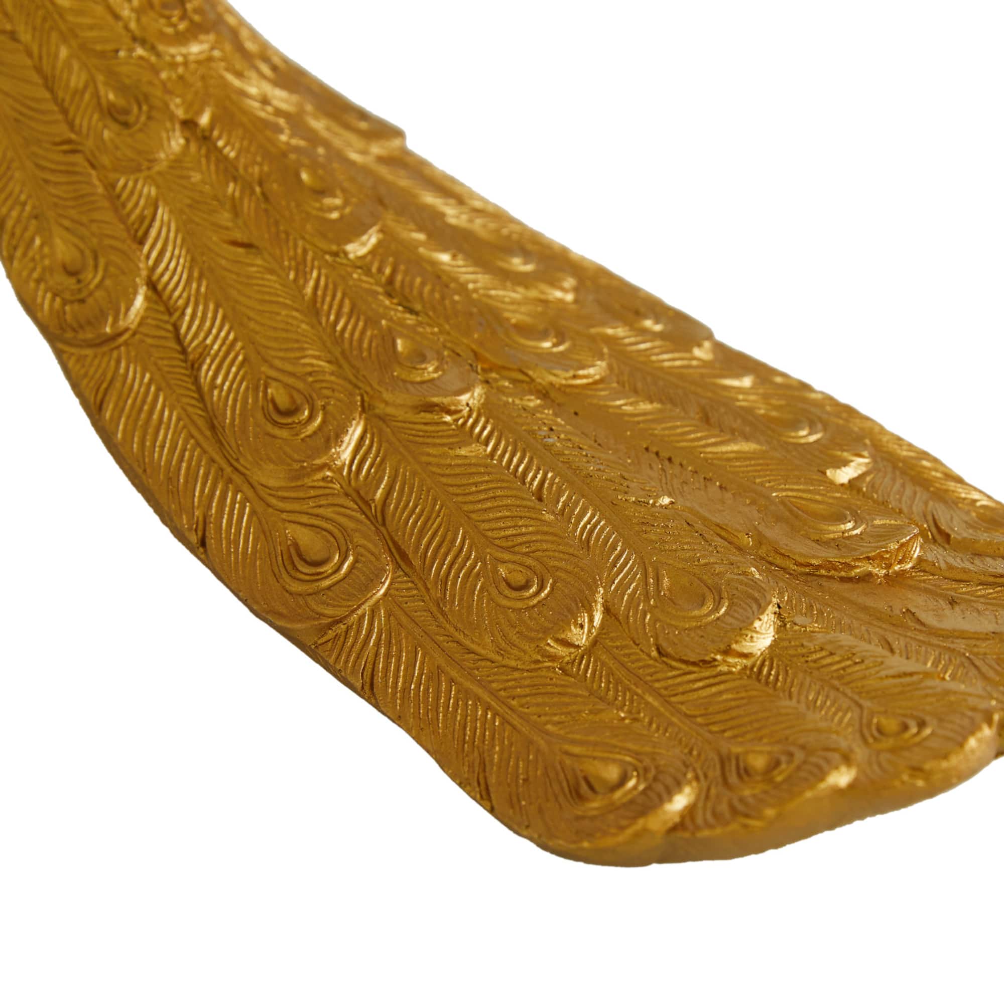 Gold Peacock Sculpture Set